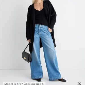 J. Crew Juliette Collarless Sweater Blazer in Black